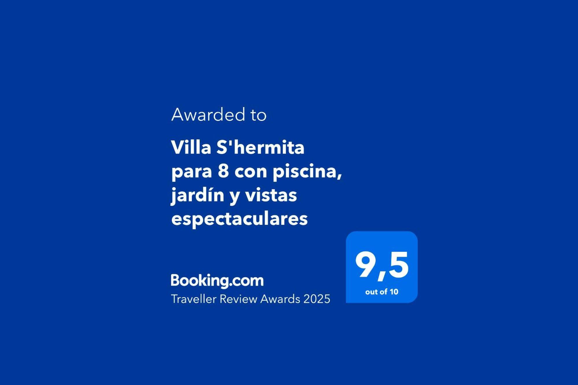 Villa S'hermita 8 Con Piscina, Jardin Y Vistas Espectaculares