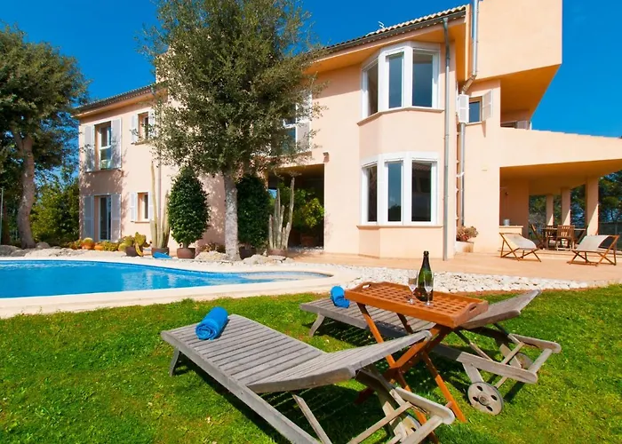 Villa S\'Hermita Para 8 Con Piscina, Jardin Y Vistas Espectaculares